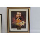 STEVE BULL - autographed limited edition picture 8/500, originally sold in aid of Compton Hospice