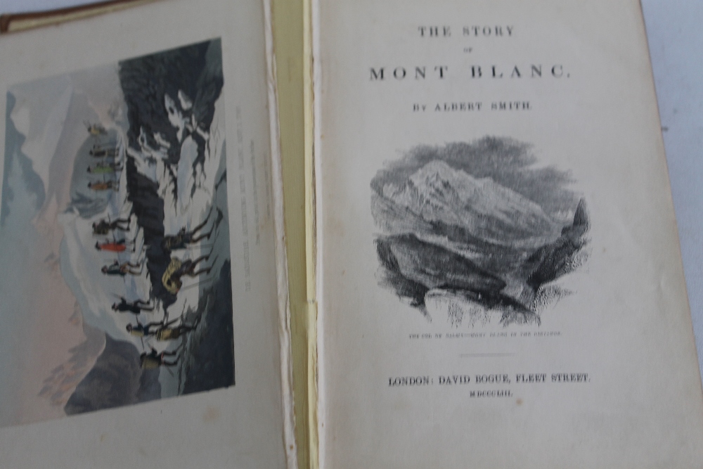 ALBERT SMITH - 'THE STORY OF MONT BLANC', David Bogue, 1853Condition Report:Nicks in spi - Image 4 of 4