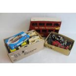 A COLLECTION OF BOXED AND LOOSE DIECAST VEHICLES BY DINKY, MATCHBOX, BURAGO, LLEDO, CORGI ETC, toge