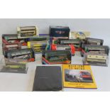 A COLLECTION OF SIXTEEN BOXED DIECAST BUSES AND COACHES BY EXCLUSIVE FIRST EDITIONS, CORGI OMNIBUS,