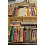 THREE BOXES OF MAINLY ANTIQUARIAN BOOKS to include medical interest, Victorian & Edwardian childre