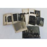 A BOX OF PHOTOGRAPHIC PLATES mainly depicting Victorian ladies and gentlemen dated 1850s and 1860s,