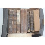 A BOX OF ANTIQUARIAN BOOKS A/F to include 'The British Drama; comprehending The Nest plays in The E