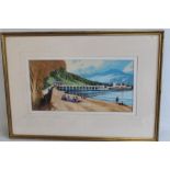 SCOTTISH RSW INTEREST - A FRAMED AND GLAZED PASTEL DRAWING STUDY BEARING SIGNATURE F. MURRAY (FRANK