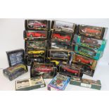 SEVENTEEN BOXED 1;18 SCALE BURAGO, MAISTO, AND ANSON DIECAST VEHICLES, to include (premiere, gold C