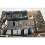 A BOX OF ASSORTED MAGIC LANTERN SLIDES, various subjects to include religion, nursery rhymes, fairy