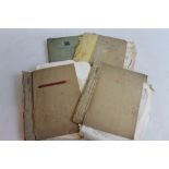 OLGA KEVELOS INTEREST - A QUANTITY OF EPHEMERA RELATING TO THE KEVELOS FAMILY OF EDGBASTON BIRMINGH