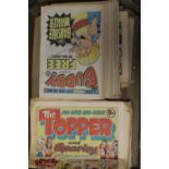 A LARGE COLLECTION OF 1970S / 1980S COMICS to include 66 issues of 'Topper', 31 issues of 'Buddy' i
