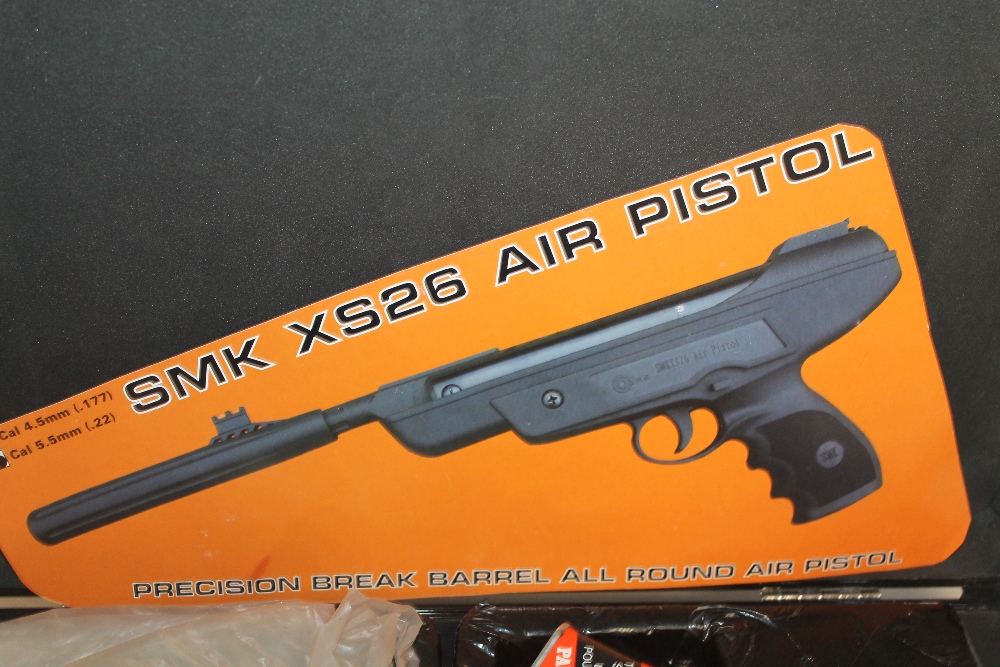 AN SMK X526 .22 AIR PISTOL, in carry case with various extras and accessories - Image 2 of 4