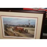A ALAN FEARNLEY SIGNED PRINT, "The Birth of the Prancing Horse"