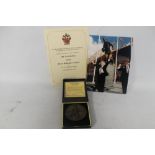 WOLVERHAMPTON WANDERERS INTEREST - BILLY WRIGHT 1924 - 1994, 62 mm bronze commemorative medallion o