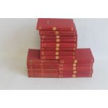 O'HENRY - THIRTEEN VOLUMES IN RED LEATHER to include 'Roads to Destiny', 'Whirli-gigs', 'Strictly B