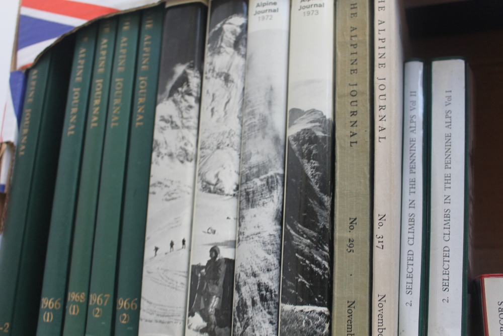 A COLLECTION OF ALPINE GUIDE BOOKS to include 'Alpine Journal' various volumes 1957 - 1973, "Felix - Image 2 of 3