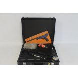 AN SMK X526 .22 AIR PISTOL, in carry case with various extras and accessories