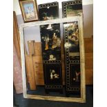 A LARGE ANTIQUE FRAME A/F 138CM X 179CM