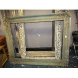 A LARGE ANTIQUE FRAME A/F 130CM X 165CM