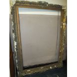 A LARGE ANTIQUE FRAME A/F 162CM X 217CM