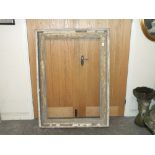 A LARGE ANTIQUE FRAME A/F 105CM X 143CM