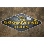 ***A MODERN CAST METAL GOODYEAR PLAQUE