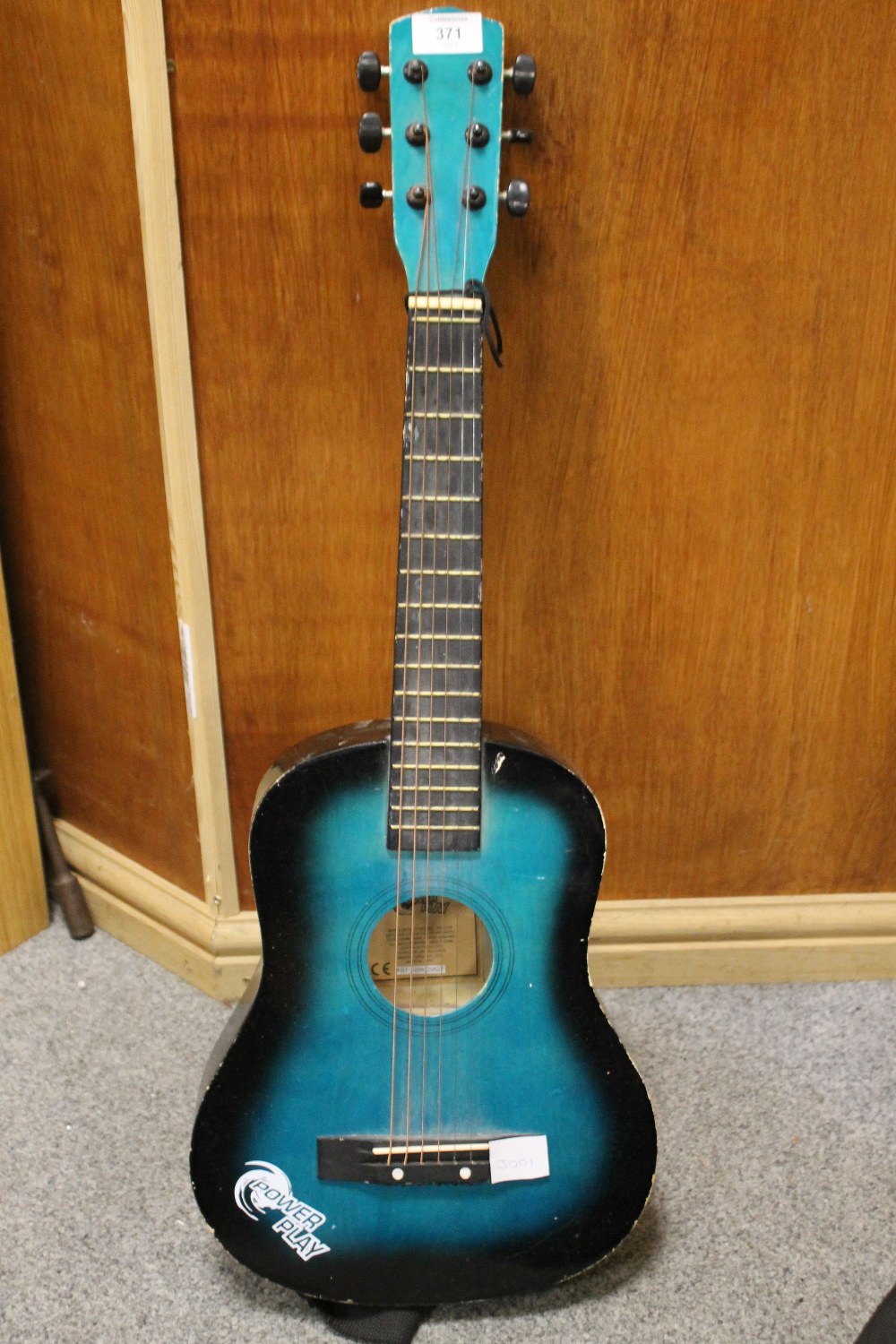 A CHILDS POWER PLAY ACOUSTIC GUITAR