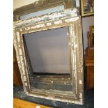 A LARGE ANTIQUE FRAME A/F 134CM X 170CM