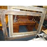 A LARGE ANTIQUE FRAME A/F 138CM X 196CM