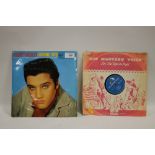 TWO ELVIS PRESLEY LP RECORDS - HOUND DOG AND DON'T BE CRUEL HMV 78 POP 249 G2-WB-5 935-1 AND ELVIS