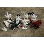 ***A QUANTITY OF SMALL CAST METAL MICHELIN FIGURES