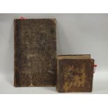 TWO ANTIQUARIAN BOOKS - A UNIVERSAL RECEIPT BOOK AND ANOTHER