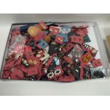 A LARGE QUANTITY OF CLIP ON EARRINGS ETC