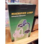 ***A SMALL TABLE MAGNIFIER LAMP