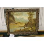 ATTRIBUTED TO ROBERT GALLON, a late 19th / early 20th century mountainous river landscape with