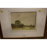 ALICE COATS (1905-1978). 'Eckington Worcestershire', signed and titled verso, watercolour, framed