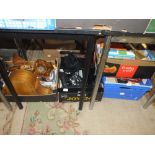 FOUR TRAYS OF ASSORTED SUNDRIES & ELECTRICALS ETC