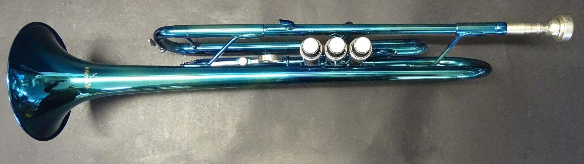 Trompete in Koffer "Albatross" blau - Bild 5 aus 8