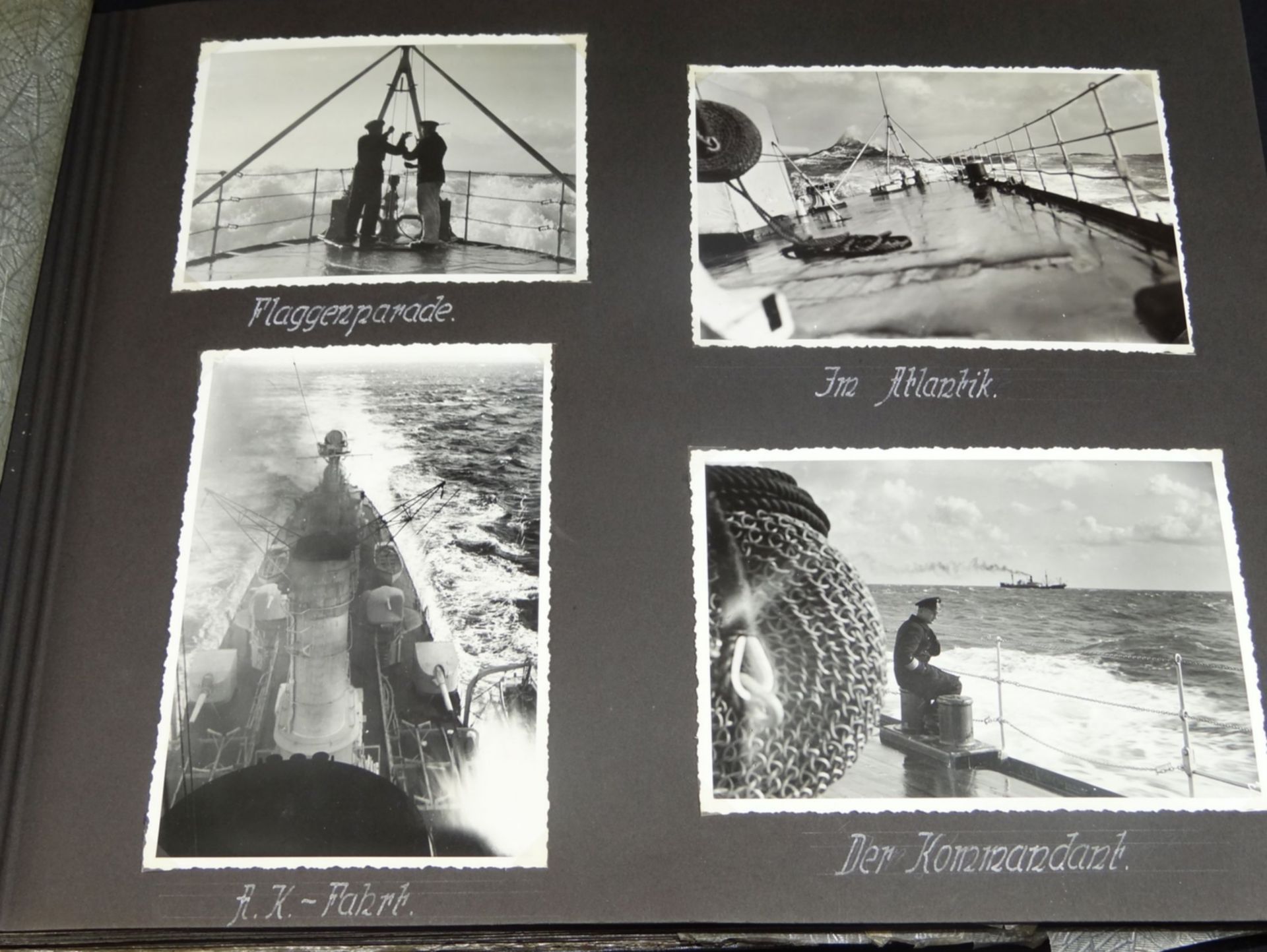 Fotoalbum "Kreuzer Emden Auslandsreise 1934/35", 253 Fotos, grossteils beschriftet - Bild 8 aus 10