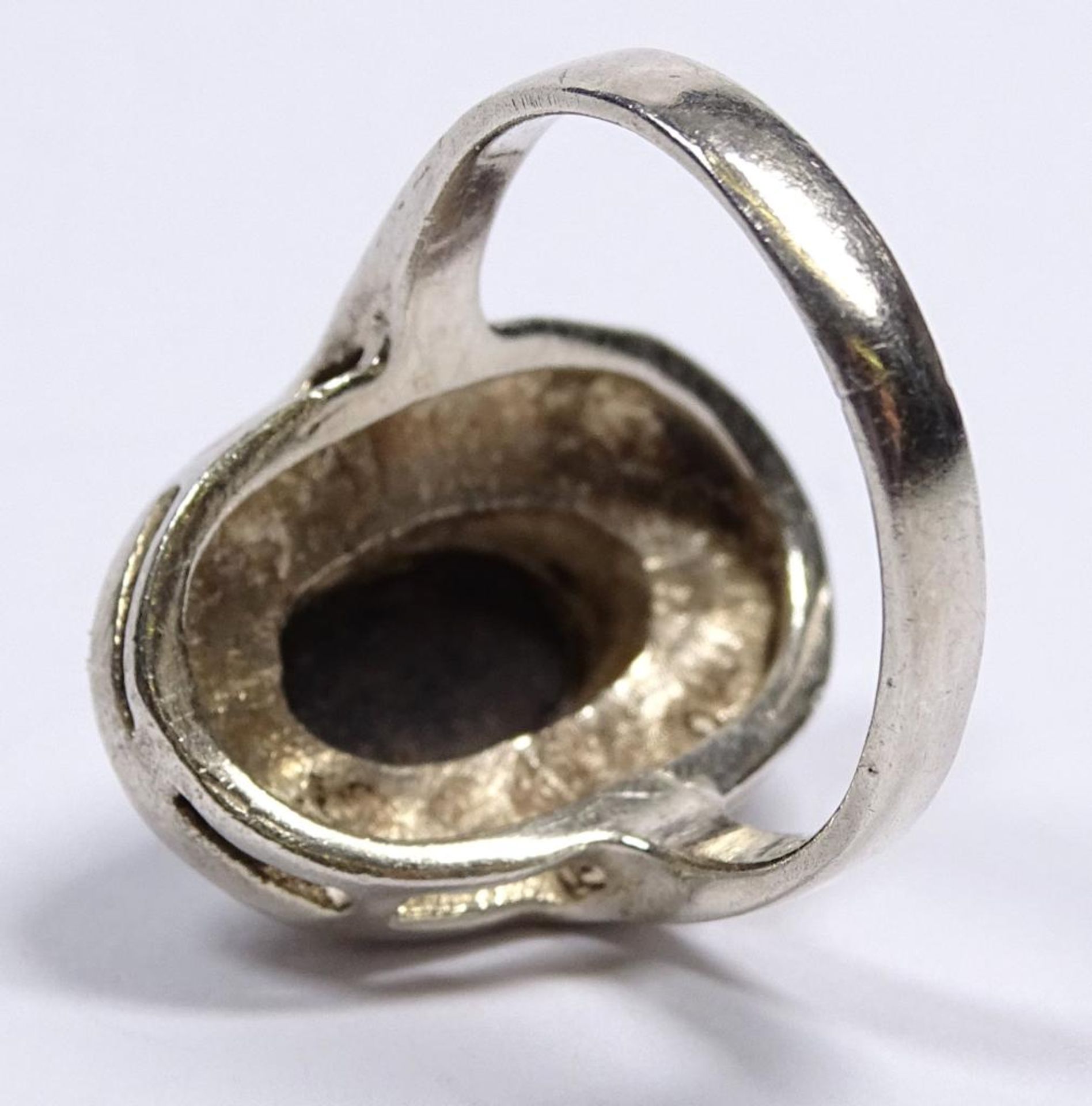 Markasiten-Onyx-Ring,925er Silber,7,2gr., RG 59 - Bild 3 aus 3