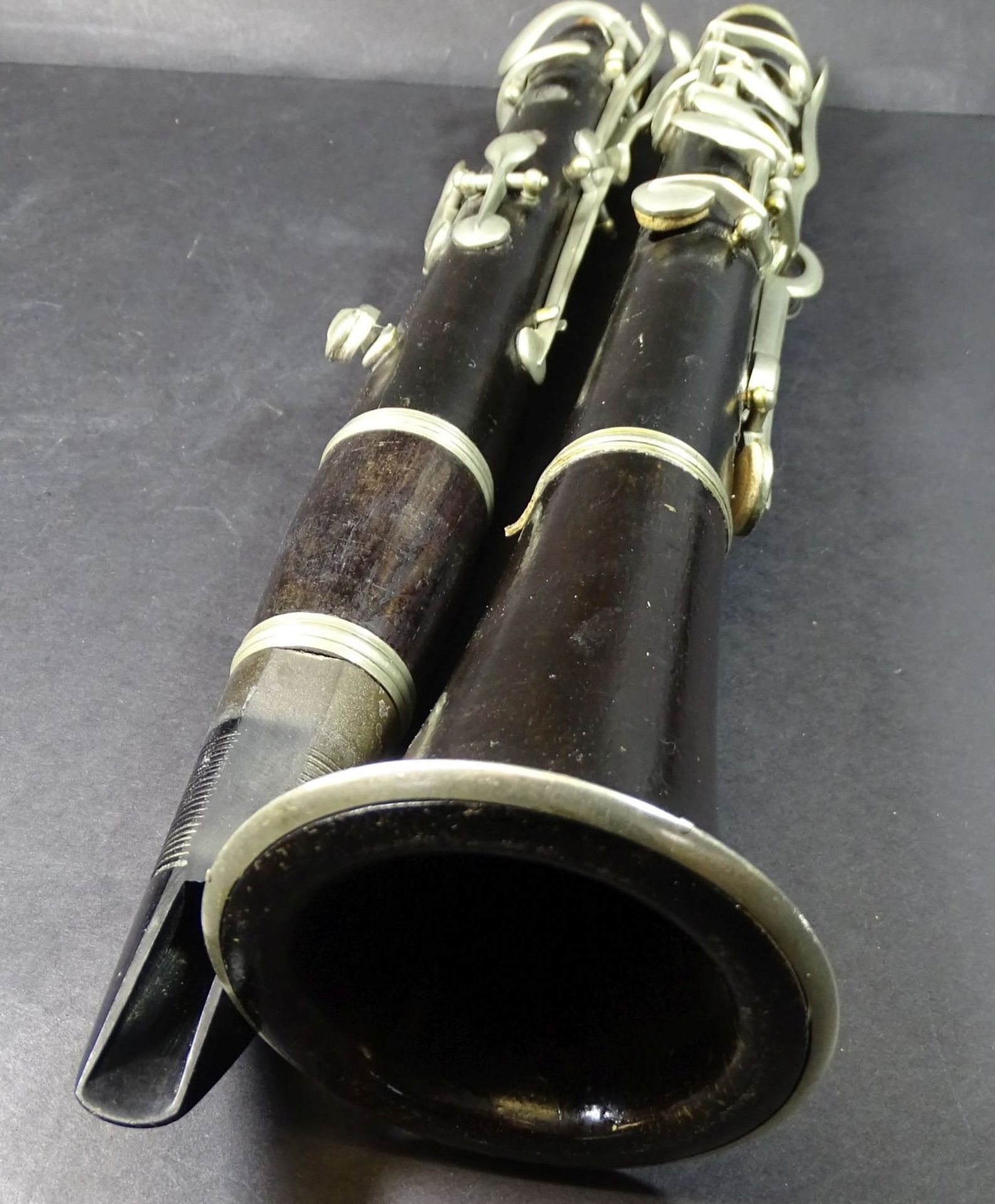 Klarinette, 2 teilig, L-66 cm, - Bild 4 aus 4