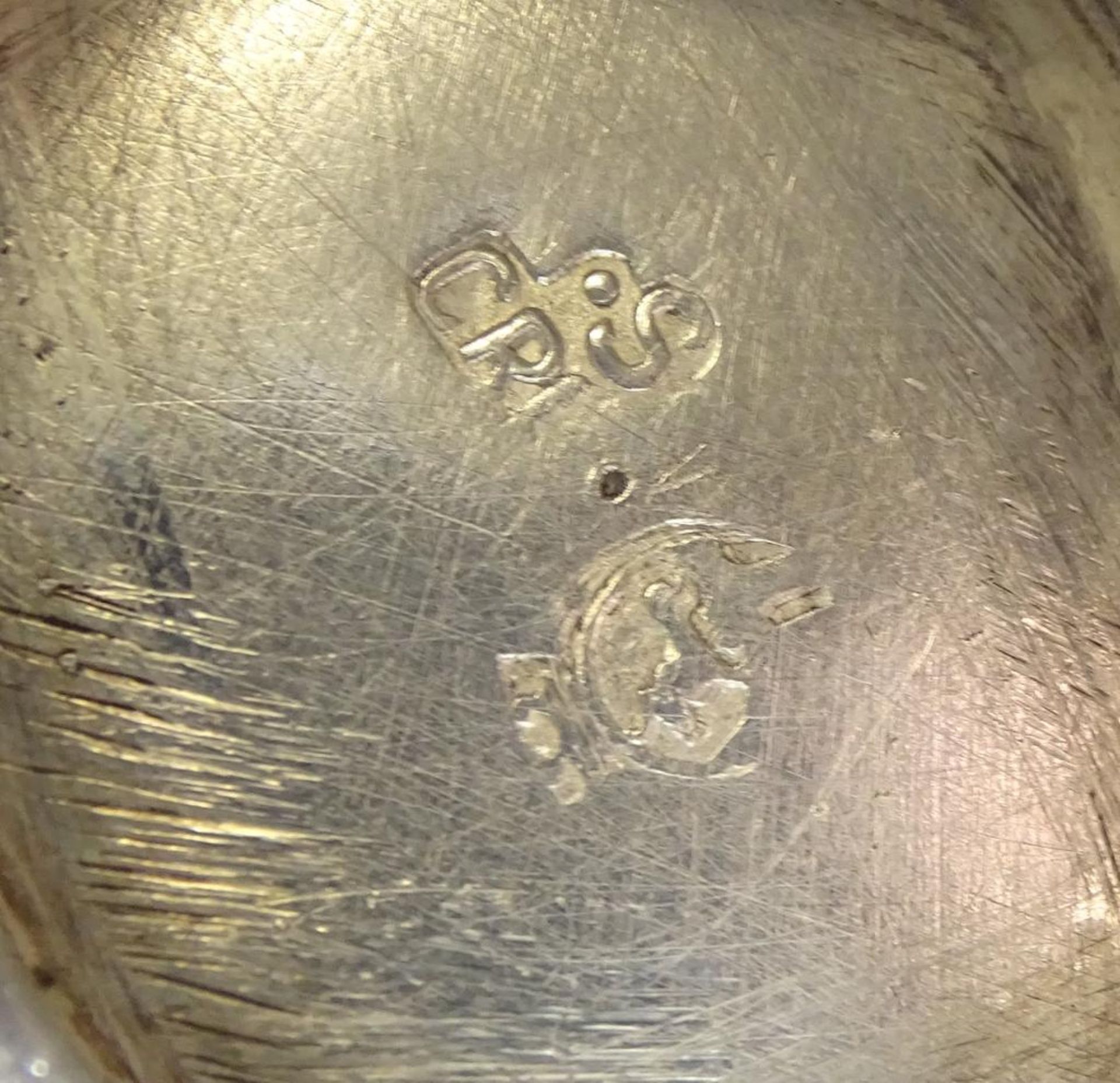 Barockes Meßkännchen,Silber,H-12cm, 188gr.,Deckel Verbindungsstück fe - Bild 5 aus 5