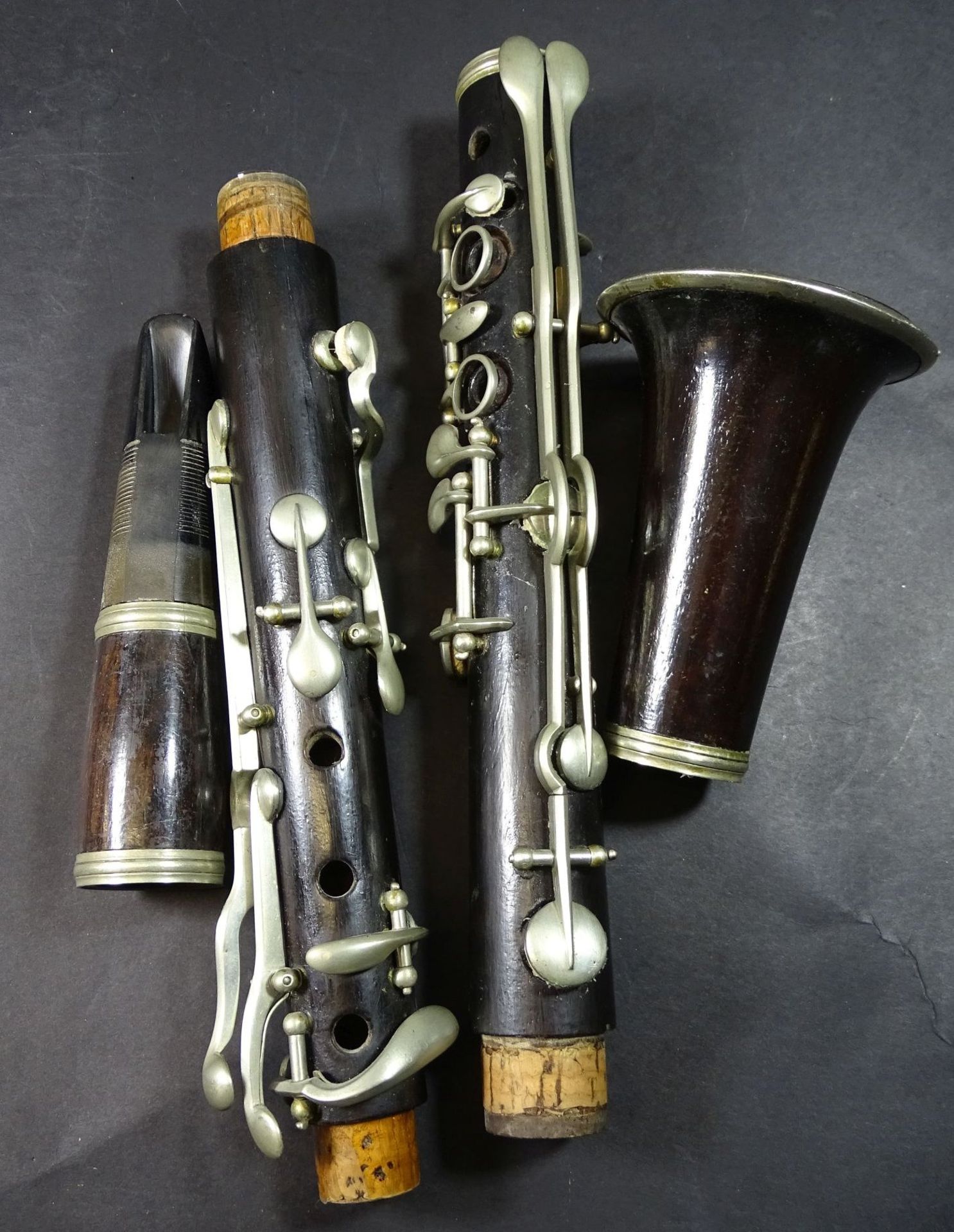 Klarinette, 2 teilig, L-66 cm, - Bild 2 aus 4