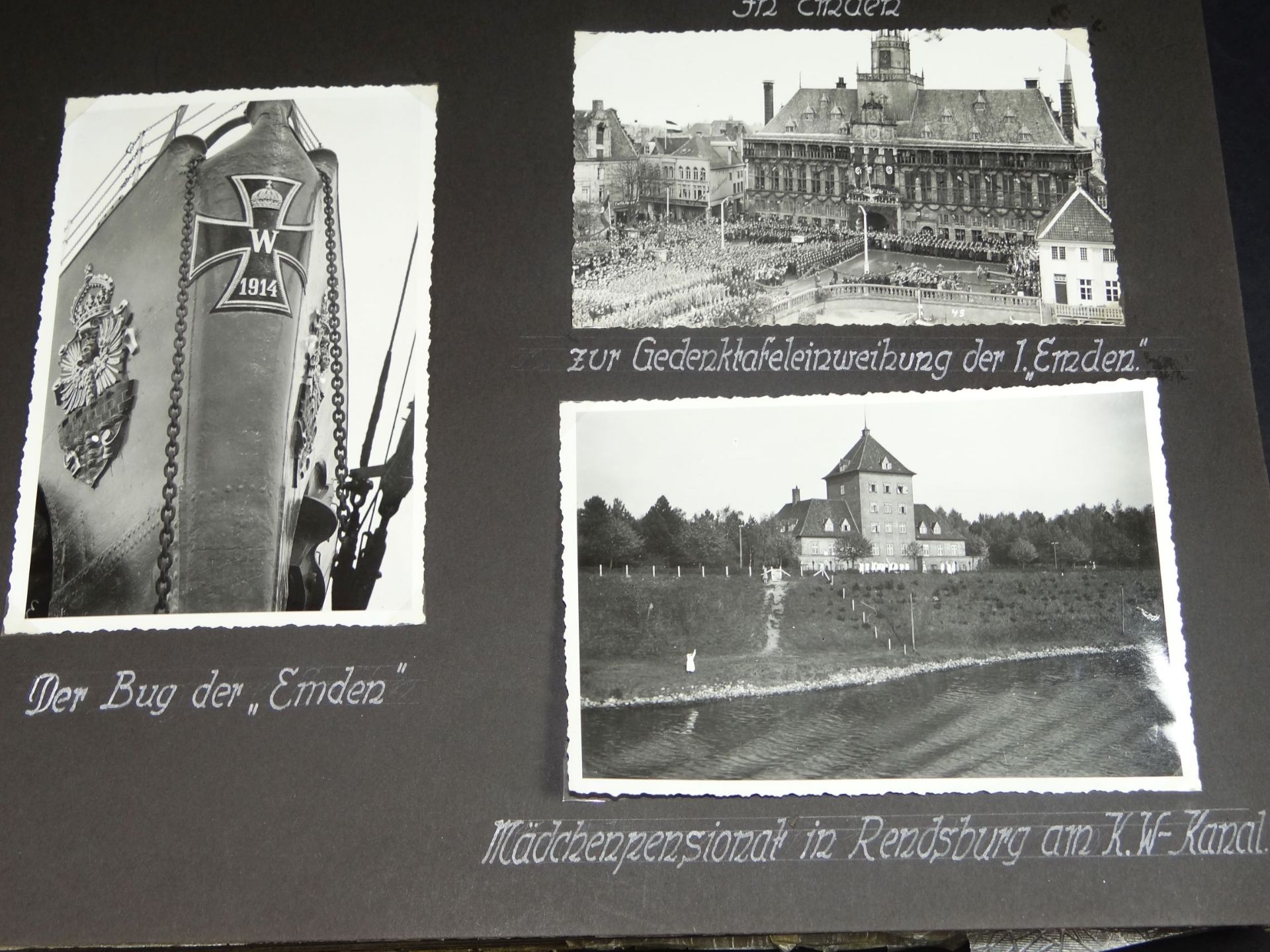 Fotoalbum "Kreuzer Emden Auslandsreise 1934/35", 253 Fotos, grossteils beschriftet - Bild 5 aus 10