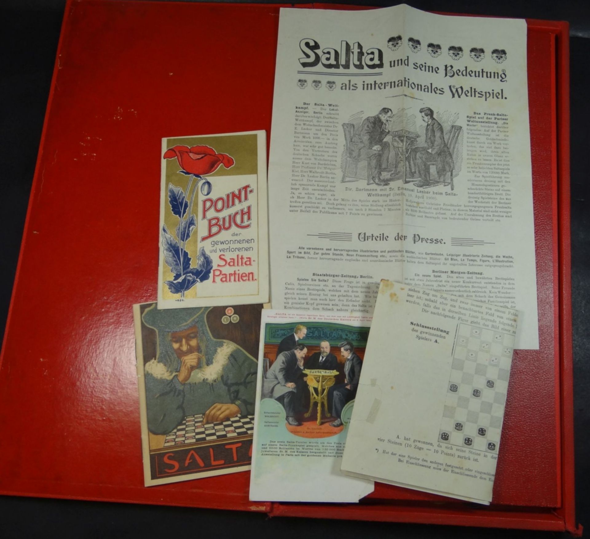 "Salta" Spiel in orig. Karton, Salta erfreute sich um 1900 sehr großer Beliebtheit: auf der - Bild 2 aus 3