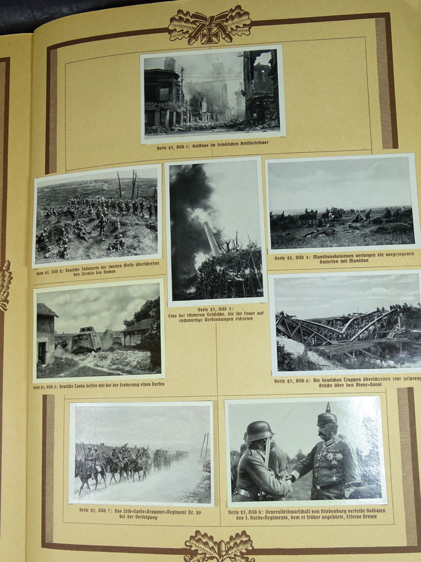 Sammelalbum "Der Weltkrieg" komplett - Bild 8 aus 9