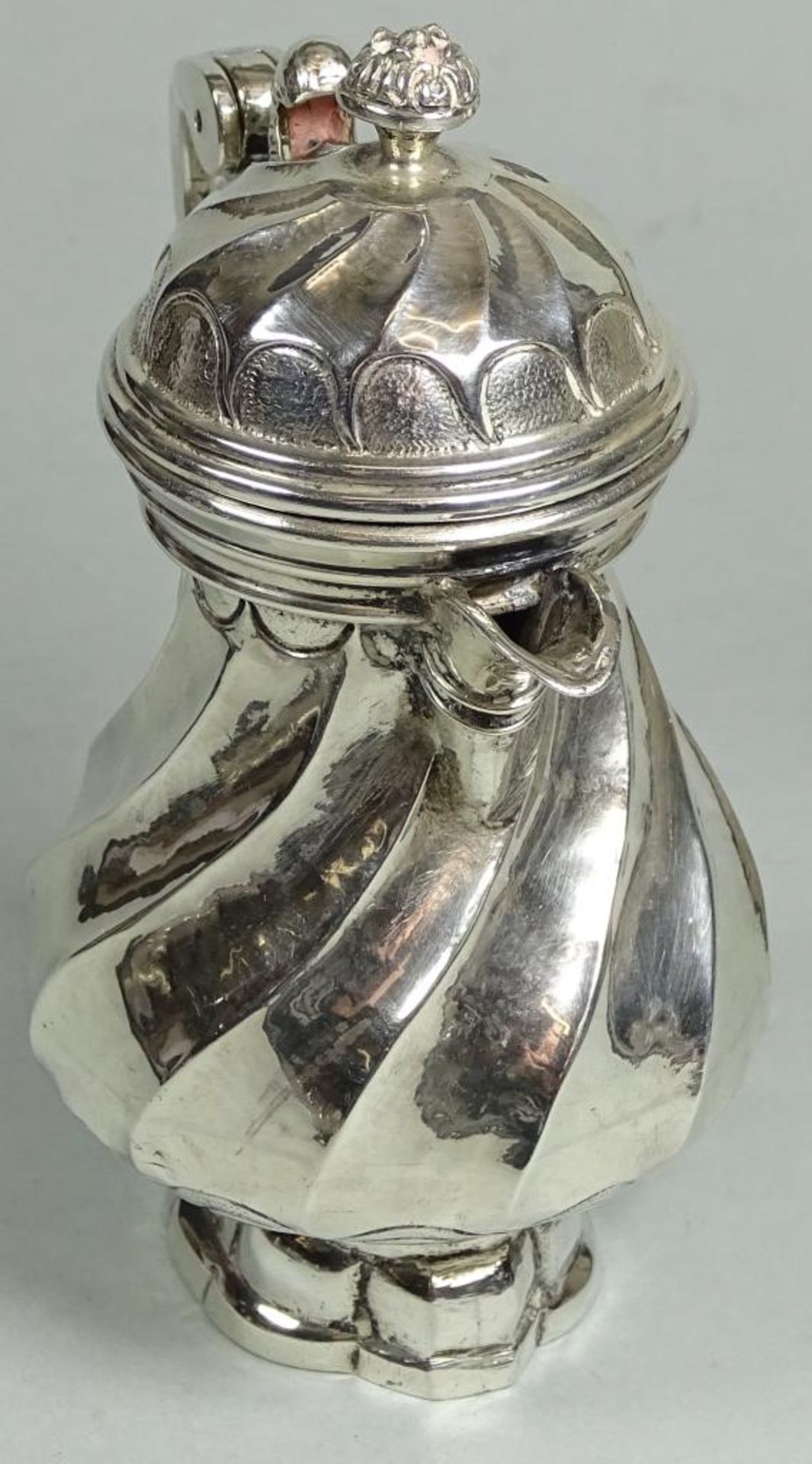 Barockes Meßkännchen,Silber,H-12cm, 188gr.,Deckel Verbindungsstück fe - Bild 3 aus 5