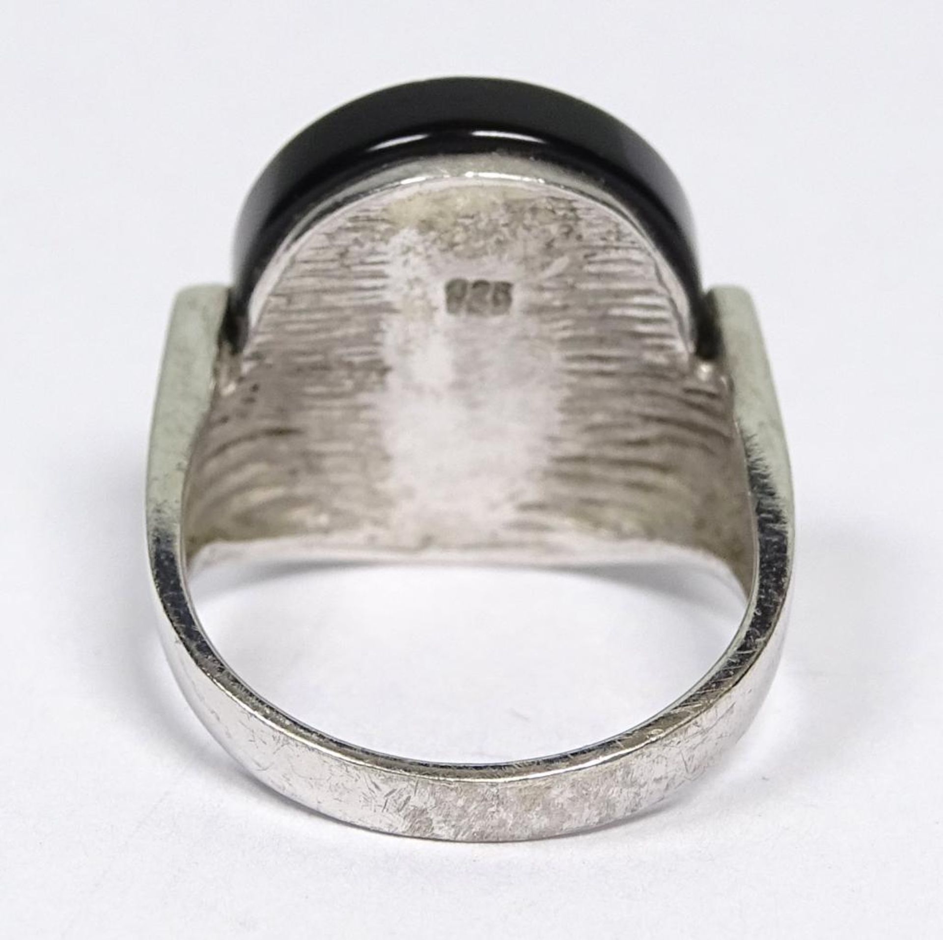 Ring, 925er Silber,Onyx?,4,7gr., RG 49 - Bild 4 aus 4