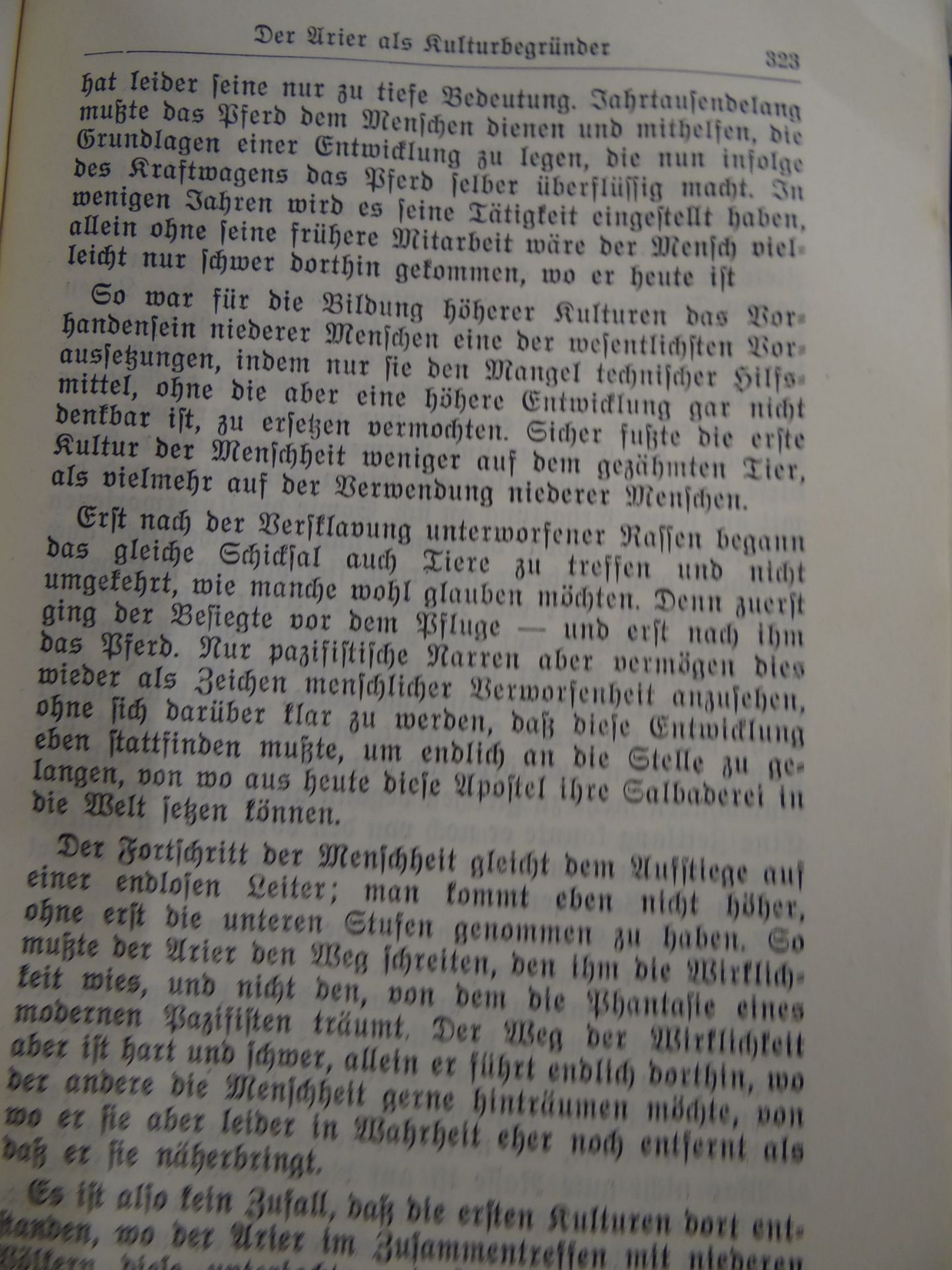 A. Hitler "Mein Kampf" 1931, blaue Ausgabe, gut erhalten - Bild 3 aus 3