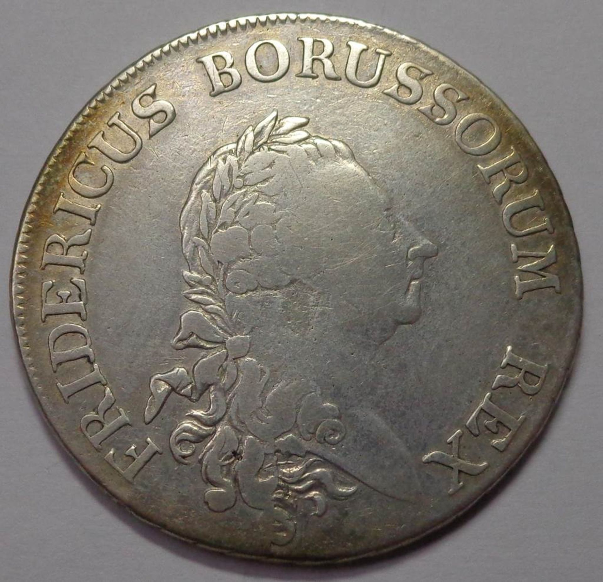 Reichstaler 1784 A, Brandenburg-Preußen Friedrich II., s, 21,72 gr