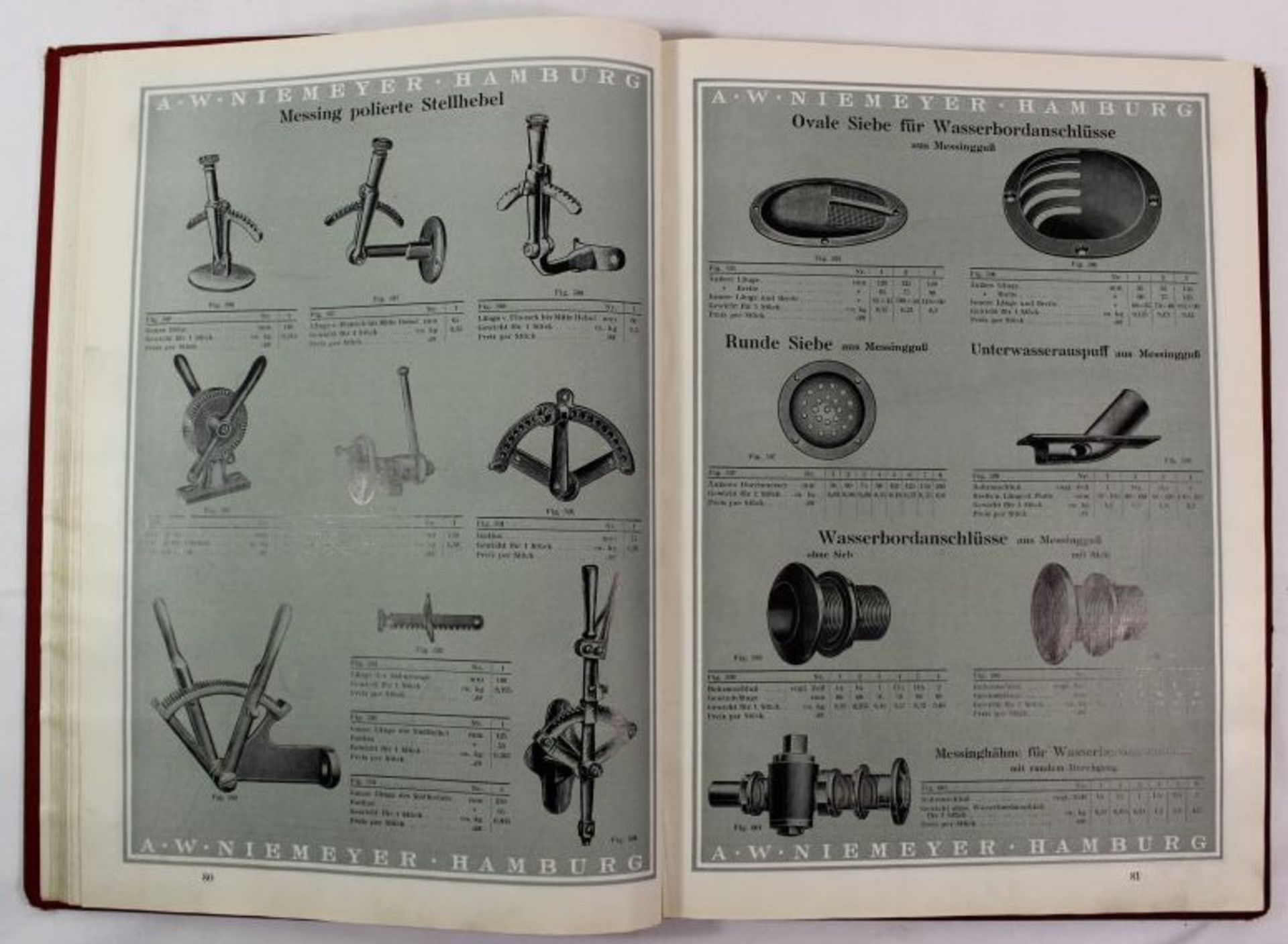 A.W.Niemeyer Hbg. Sonderkatalog über Schiffs-Bedarfsartikel Beschläge Eisenwaren, Nr. 3004, o.J., - Bild 3 aus 3