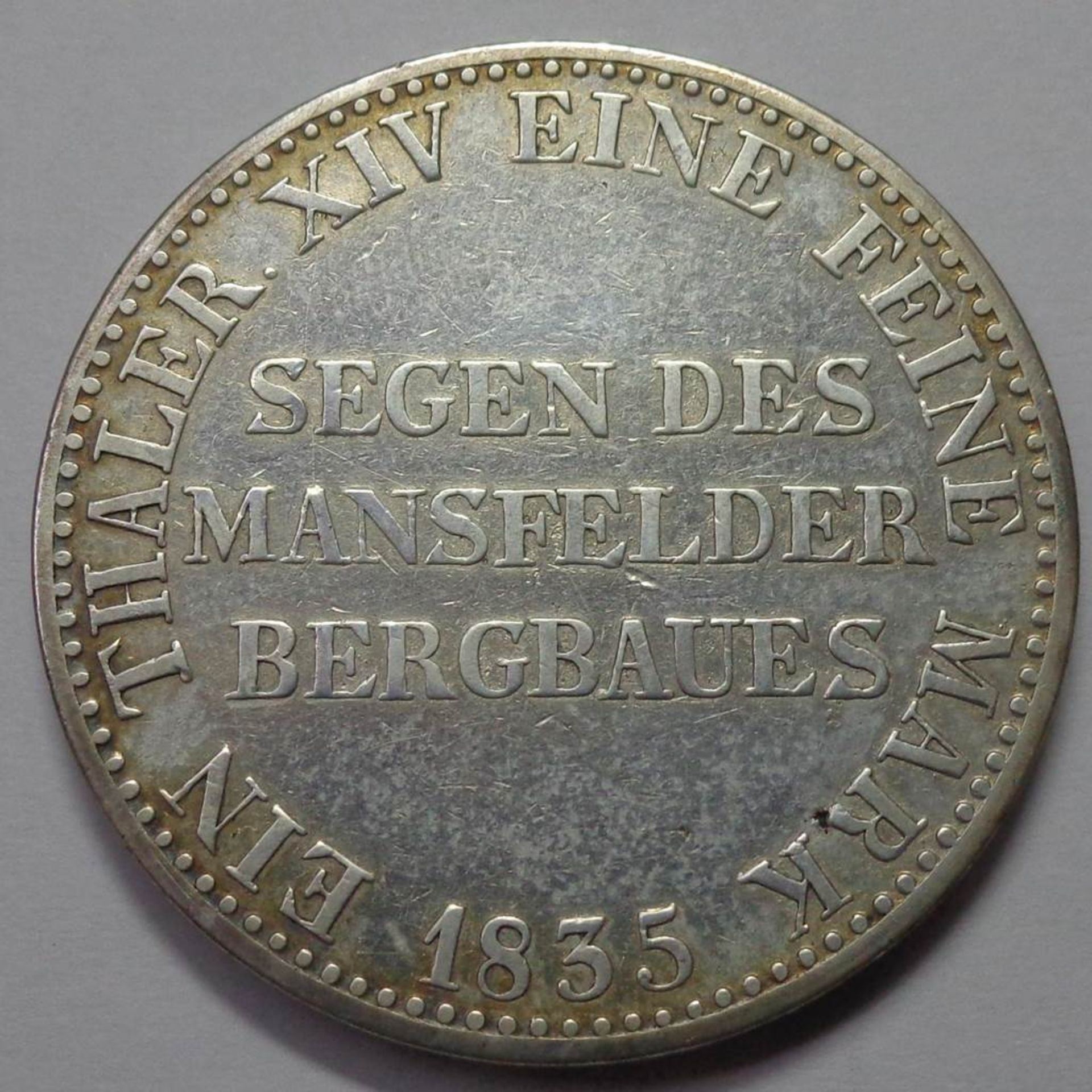 1 Taler, Friedrich Wilhelm III., König v. Preussen, 1835 A, ss-vz., 21,93 gr - Bild 2 aus 2