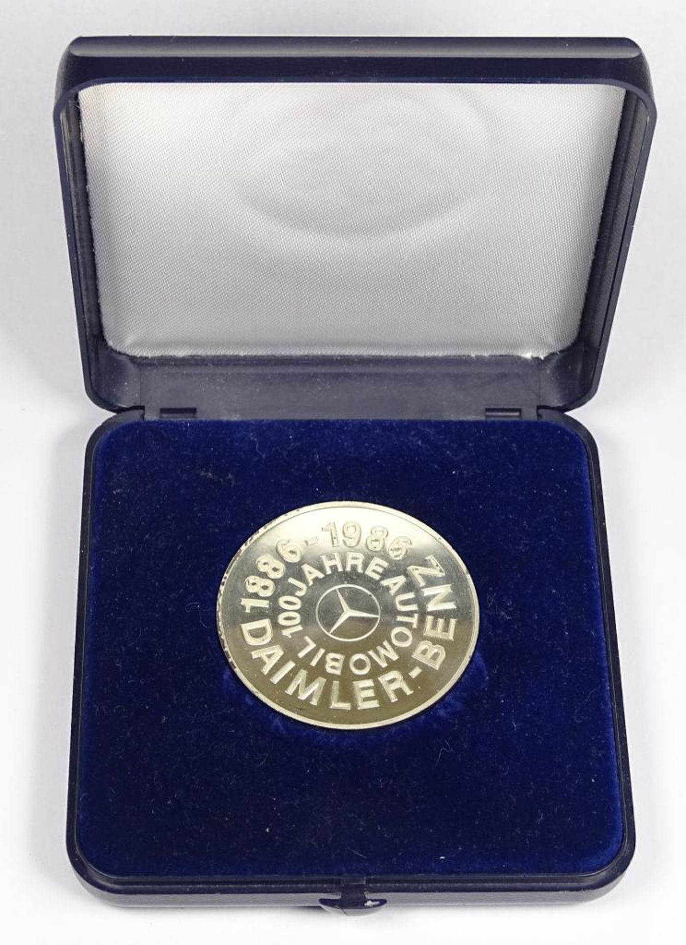 Medaille,Silber 1000,"100 Jahre Automobil,Daimler-Benz",d-40mm, 25,1gr.
